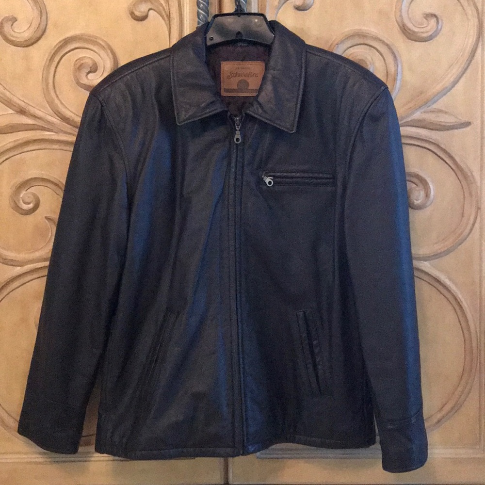 Authentic Leather Jacket / Quilted Lining Ladies … - image 2